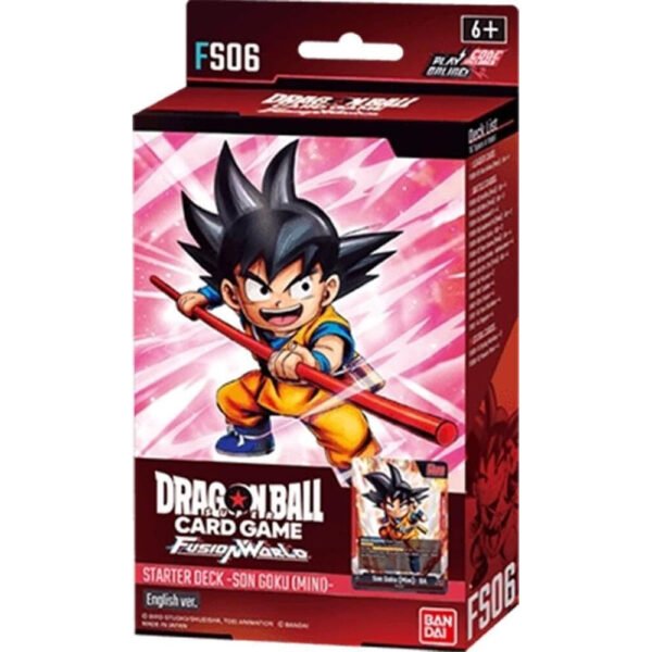 DB - Starter Deck FS06 - Son Goku (Mini) - Inglés - Cartas Dragon Ball Originales Tcg Jcc